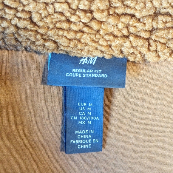 H&M Fleece Teddy Zip-up jacket - M - Picture 4 of 5